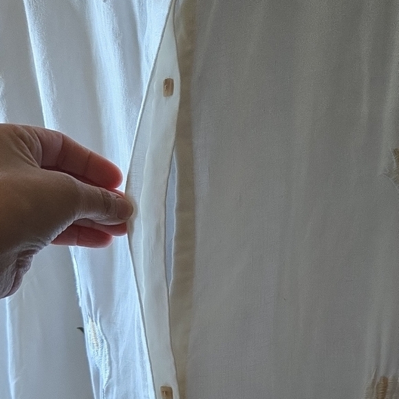 Sigrid Olsen White Embroidered Blouse - Picture 5 of 8